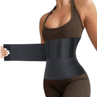 Waist Trainer for Women Plus Size Snatch Bandage Wrap for Stomach Corset Postpartum,Back Support Belt for Women Lower Back Brace,Adjustable and Comfortable Backrest for Lower Back Pain Relief Black - BUNTUOAA0