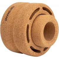 Inviguri Roller Yoga Wheel for Back & Neck Pain Back Popper with Spinal Groove Yoga Ring Made from Natural Cork Medium to Deep Pressure - B1C0EHM5N