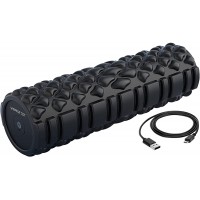 Venture Renew Vibrating 18 inches Muscle Roller 3 Levels of Intensity for Deep Tissue Massage and Muscle Recovery Black - BRJYM9HEQ