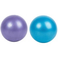 2 Pack 9 Inch Pilates Ball Small Exercise Ball with Inflatable Pipette for Stability Barre Pilates Yoga Core Training and Physical Therapy. Bender Balls - BUSCWZYGV
