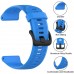 ISABAKE Band for Garmin Forerunner 935 Forerunner 945 Forerunner 745,Compatible with Fenix 5 Fenix 5plus Fenix 6 Fenix 6 Pro Approach S60 ,Soft Silicone 22mm Replacement Bands Blue - BEPEYJRDL