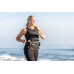 Temp Brand Adjustable Hydration Running Belt with Water Bottle Set – Black - BCM2S8FMN