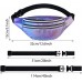 3 Pieces Holographic Fanny Pack for Women Men Kids Metallic Color Sport Waistbag with Pouches and Adjustable Belt Hologram PU Waist Pack for Traveling Running Partying White Pink Purple - BW3RVPRPX