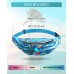 6 Pieces Holographic Fanny Packs Neon Rave Fanny Pack 80s Party Fanny Pack Adjustable Waist Bag 6 Pieces Squad Visors Hats and 6 Pieces Laser Color Hair Scrunchies - BPNZE0YP3