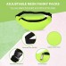 Aliceset 2 Pieces Neon Fanny Pack 80s Adjustable Waist Bags Lightweight Belt Bags Waterproof Traveling Running Bags Workout Costume Accessories with Adjustable Strap Fluorescent Green Rose Red - B7I1PLNIS