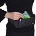 Black Fanny Pack for Men Women Water Resistant Waist Pack Bag for Running Hiking Traveling - B1J3ADO2A