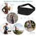 Fanny Pack for Men Women 3-Zipper Pockets Crossbody Waist Pack Bag with Adjustable Strap for Outdoors Workout Traveling Casual Running Hiking Cycling - B0SKL9PG8