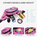 Fanny Pack for Men Women Long Keeper Multifunction Waist Bag Water Resistant Chest Bag Adjustable Belt Walking Running Pink - BO52POW7X