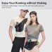 FIORETTO Running Belt with Water Bottle Holder Crossbody Fanny Pack with Extension Strap Hydration Waist Pack Reflective Strips Waist Bag for Running Walking Hiking Black - B36JWB8S9