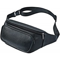 Leather Running Fanny Pack  With Adjustable Strap Of Sport Waist Pack For Women Or Men Running Traveling  Cycling…… - B5MMTFX76
