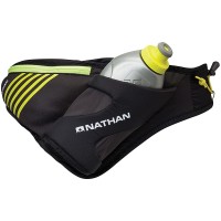Nathan Peak Hydration Waist Pack with storage area & Run Flask 18oz – Running Hiking Camping Cycling - B8EVZ70XS