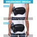 PACEARTH No Bounce Running Hydration Belt with 7 pockets Fanny Pack with Water Bottle Holder for Men Women Reflective Running Belt for Men Women Fit All PhonesBottle Not Included - BE0ITCSFT