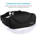 PONRAY Running Belt Fanny Pack Water Resistant Running Phone Holder for Women Men Jogging Hiking Fitness Adjustable Running Waist Pack Pouch for iPhone Xs Max 8 7 Plus Dual Pockets Design - BZ9OIG9FI