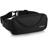 PONRAY Running Belt Fanny Pack Water Resistant Running Phone Holder for Women Men Jogging Hiking Fitness Adjustable Running Waist Pack Pouch for iPhone Xs Max 8 7 Plus Dual Pockets Design - BZ9OIG9FI