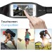 Rhino Valley Running Belt Waist Pack Sports Fanny Pack Fitness Workout Belt Dual Pockets with Clear Touch Screen Compatible with iPhone 13 Mini iPhone 13 iPhone 13 Pro iPhone 12 12 Pro,iPhone 11 - BL7W2LK9W