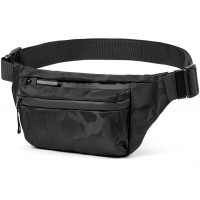 Sanpeng Crossbody Fanny Pack Running Fanny Pack Fanny Packs with Adjustable Strap and Headphone Jack for Running Travelling Hiking Walking Carrying All Phones camo black One SizeYb-0001 - BULYY3J1J