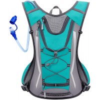 GIEMIT Hydration Pack Hydration Backpack with 2L Water Bladder,Lightweight Rucksack for Climbing Hiking Cycling - BONM732SH