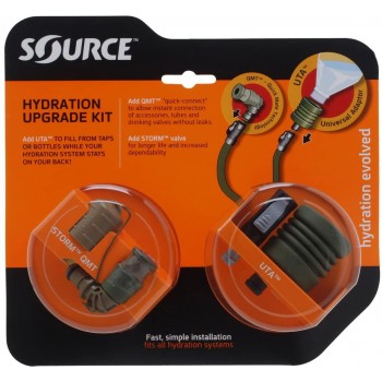 Source Hydration Bladder Upgrade Kit: UTA Adaptor for Fast Blader Refill QMT and Push-Pull Valve Kit Storm - BE2QWINZ4