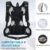 Tonitrus Hydration Backpack with 70oz Water Bladder 2 Waist Pouch Water Pack for Man Women Kid Lightweight Nylon Hydration Pack for Hiking Camping Cycling Running - BOE2D87I1