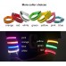 2 Pack LED Armband for Running Cycling Exercising Glow Light up in Dark Night Running Gear Safety Reflective Sports Event Wristbands with USB Charging Cord - BZYFLQ2AJ