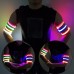 2 Pack LED Armband for Running Cycling Exercising Glow Light up in Dark Night Running Gear Safety Reflective Sports Event Wristbands with USB Charging Cord - BZYFLQ2AJ