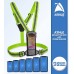 Athlé Reflective Vest with Phone Holder High Visibility Vest for Safe Running Jogging Dog Walking Biking and More - BI0AFR6SY