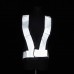 Dresbe Reflective Gear Navy Blue Unisex Mesh Safety Vest Adjustable Warning Vests for Night Running Cycling Jogging Walking - B7VY8JGRB