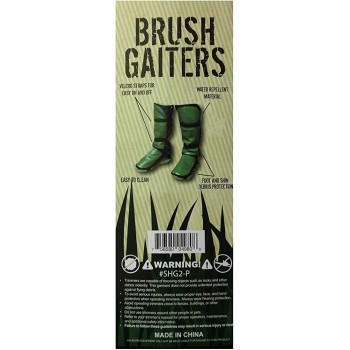FORESTER TRIMMER BRUSH GAITERS Shin & Ankle Wrap Brush Guard | Lawn Care Equipment Fits Men & Women | Protects Clothes and Shins From Debris - B25TWU73H