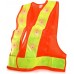 kwmobile LED Light Safety Vest High Visibility Waistcoat Traffic Outdoor Night Warning Reflector Clothing Reflective - B3GFYUP83