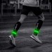 Pack of 2pcs- LED Sports Saftey Flashing Reflective Armband with High Visibility Light up Glow in The Dark Bracelet for Cycling Jogging Walking and Running Green - B6NCXT5H8