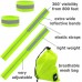 Reflective Bands for Arm Wrist Ankle Leg. Reflector Bands. High Visibility Reflective Running Gear for Women and Men Cycling Walking Bike - B634PYMKF