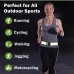 Reflective Running Gear 6 Pieces High Visibility Yellow Security Reflective Bands Waist Belt for Arm Wrist Leg Ankle Reflectors for Walking Cycling at Night - B1TKIHI38