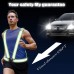 SIFE High Visibility Adjustable Reflective Safety Vest Lightweight Elastic Safety for Running Jogging Walking,Cycling Fits Over Outdoor Clothing Motorcycle Jacket Outdoor Gear 2 Pack - BXYA9QXRR