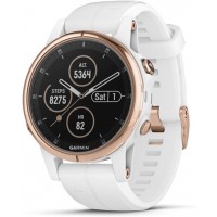 Garmin fenix 5S Plus Smaller-Sized Multisport GPS Smartwatch Features Color Topo Maps Heart Rate Monitoring Music and Contactless Payment White Rose Gold - BZBTIOHNO