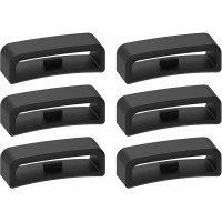 28mm Width Band Keeper Compatible with Garmin Vivoactive HR Forerunner 910XT Fastener Loops Replacement Band Holder Compatible with Fitbit Surge Bands 6 Pack. - BGNL3QHN1