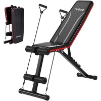 Adjustable Weight Bench Feikuqi Durable Workout Bench fits Full Body Exercise Folding Strength Training Benches for Home Gym Incline and Decline Bench Press¡­ - B72F4C9IA