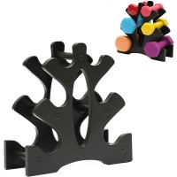 3 Tier Dumbbell Rack Compact Dumbbell Holder Home Gym Exercise Small Weight Rack for Dumbbells Household Weights Organizer Stand for Neoprene Dumbbells Without Dumbbells - BDCBX7PBH
