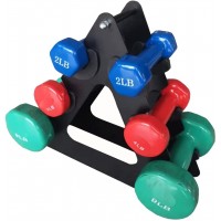 Dumbbell Rack,Solid Steel Dumbbell Storage Stand Holder,Weight Rack Stand Dumbbell Weight Storage for Home Gym Max Load 35 lbs Without dumbbells - BNREDD74E