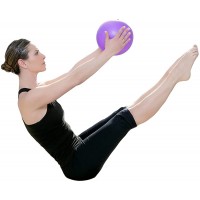 X&W Exercise Balls for Women 9 inch Core Ball Barre Workout 9 in Mini Yoga Pilates Ball 9" Small Stability Balls Physical Therapy Rubber Ball Pump with Needle Fitness Gym Equipment - BGWL4NTWE