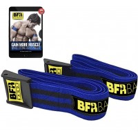 BFR BANDS PRO Blood Flow Restriction Bands for Arms Legs or Glutes Occlusion Training Bands Help Gain Muscle Without Heavy Weight Lifting Strong Elastic Strap + Quick-Release - B1NLDVDF3