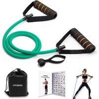 Exercise Resistance Bands with Handles Comfortable and Non-Slip Handles with Door Anchor and Storage Bag Professional Workout Bands for Physical Therapy Strength Training - BFNNLAJ2S