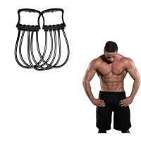 LUREASY Chest Expander Exercise Resistance Bands for Chest Arm Legs Shoulder Back Muscles Training,with 5 Removable Ropes Fitness Training Set for Pilates Push Ups Full Body Home Gym Workout Band - BPCWNFSWO