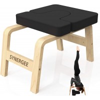 Synergee Yoga Headstand Bench Trainer. Inversion Yoga Chair That Helps Improve Handstands Support Poses Back Pain Relief and Stretching. - BKMIZAPDC
