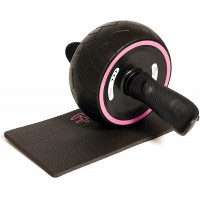 PINC Active Ab Roller Wheel with Knee Mat Great for Ab Workouts & Core Exercises - BK48QHYDU