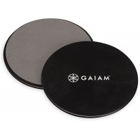 Gaiam Core Sliding Discs Dual Sided Workout Sliders for Carpet & Hardwood Floor Home Ab Pads Exercise Equipment Fitness Sliders for Women and Men - BG2PZQAFI
