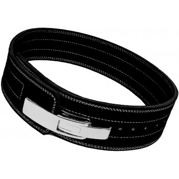 ARD CHAMPS® 10MM Weight Power Lifting Leather Lever Pro Belt Gym Training Black - BYGEHZKMC