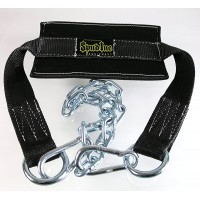 Spud Black Dip Belt with Chain and 2 Clips for Weightlifting Strength Training Bodybuilding - BK2YDWUKE
