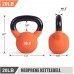 LIONSCOOL Neoprene Coated Cast Iron Kettlebell Weight All-Purpose Solid Kettlebell for Full Body Workout and Strength Training - B59DX18E2