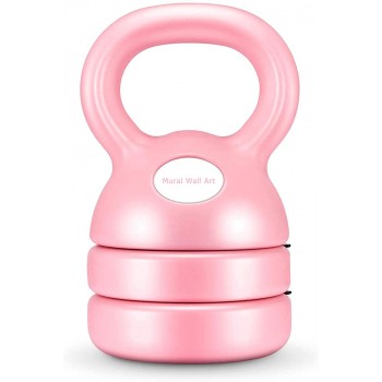Mural Wall Art Kettlebell Weight Set 5-12 Pounds: Strength Training Adjustable Dumbbell Fitness Equipment for Home Gym Clearance Workout & Exercise Suitable for Women Men Kids - BVPTNYH68