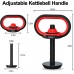 PINROYAL Adjustable Kettlebell Handle for Plates Weights 3 in 1 Multifunctional Kettlebell Grip for Dumbbell Kettlebell Push up for Gym Workout Comfortable Rubber Non-Slip of Kettlebell Grip & Base - BZD00YSC3